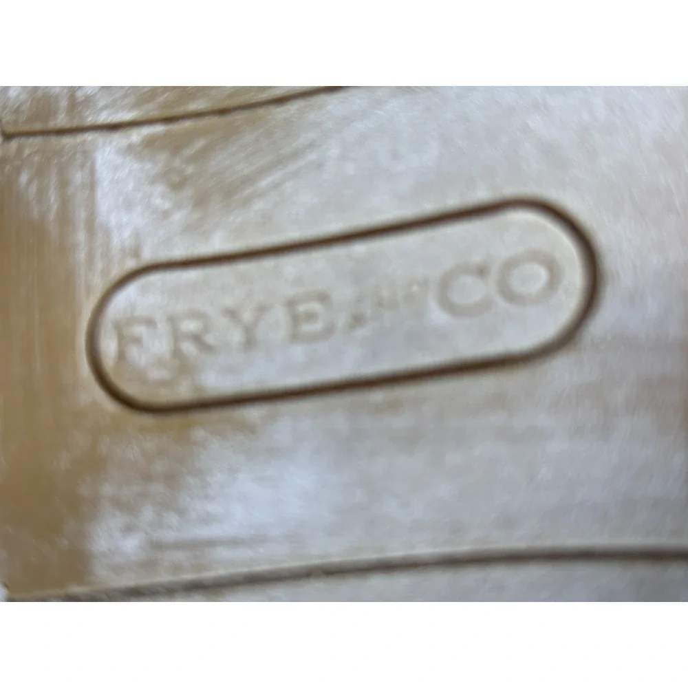 Frye & Co Italia Ankle Booties Women's 9M Black Leather Stacked Heel Luxe‎ Chic